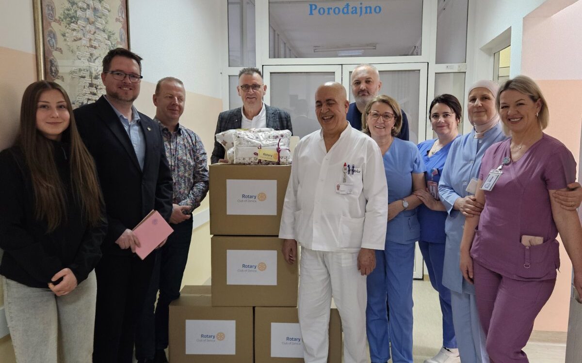 Rotary klub Zenica obilježio Dan Rotaryja donacijama porodilištu i pedijatriji